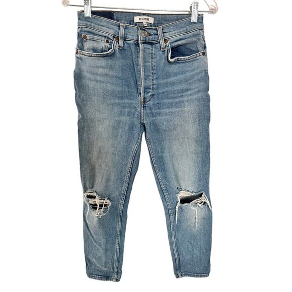 RE/DONE 90’s High Rise Jeans Size 27 - Picture 1 of 6